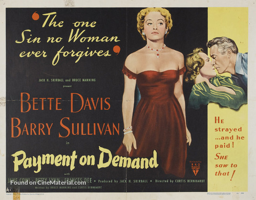 Payment on Demand - Movie Poster