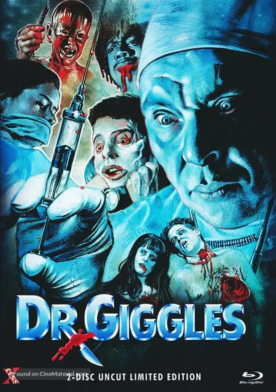 Dr. Giggles (1992) German blu-ray movie cover