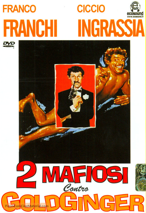 Due mafiosi contro Goldginger - Italian DVD movie cover