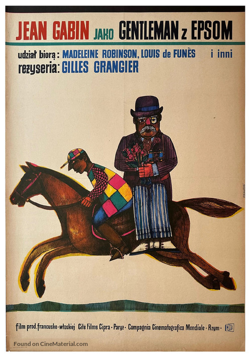 Le gentleman d&#039;Epsom - Polish Movie Poster