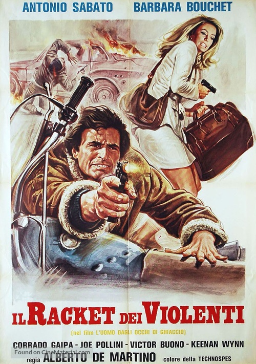 L&#039;uomo dagli occhi di ghiaccio - Italian Movie Poster