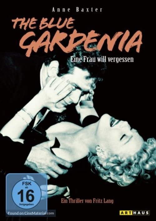 The Blue Gardenia - German DVD movie cover