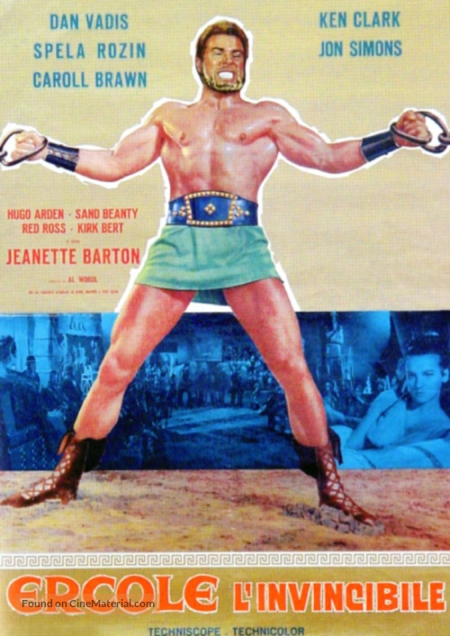 Ercole l&#039;invincibile - Italian Movie Poster