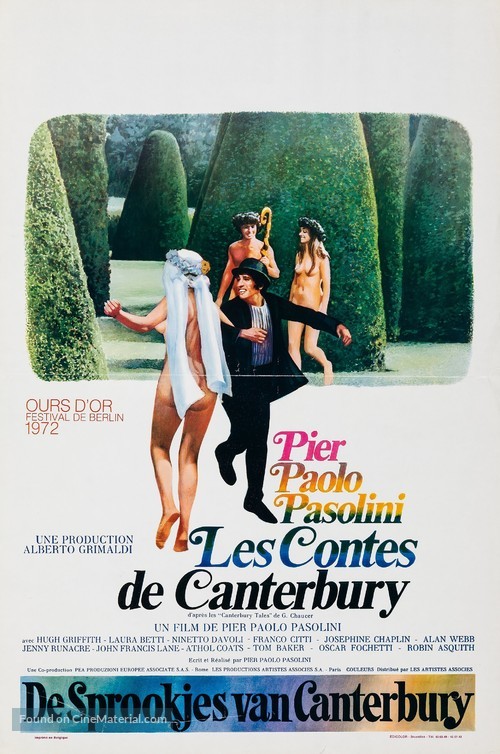 I racconti di Canterbury - Belgian Movie Poster