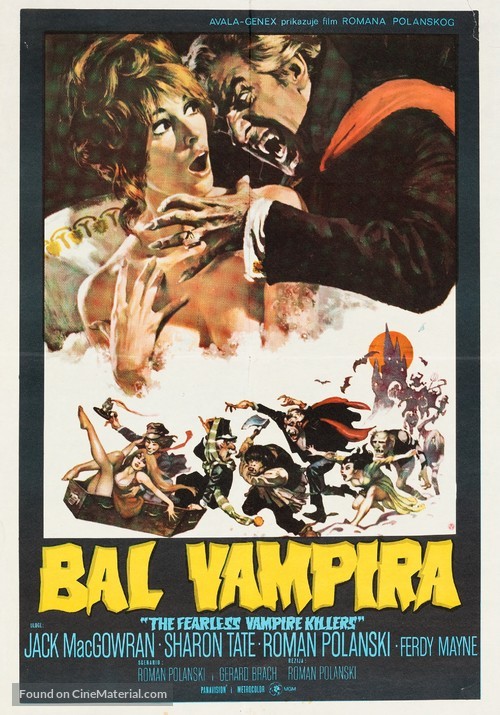 Dance of the Vampires - Yugoslav Movie Poster