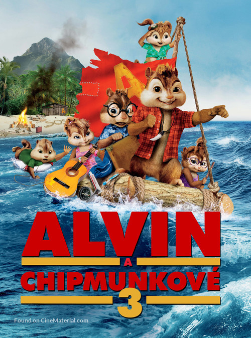 Alvin and the Chipmunks: Chipwrecked - Czech Movie Poster