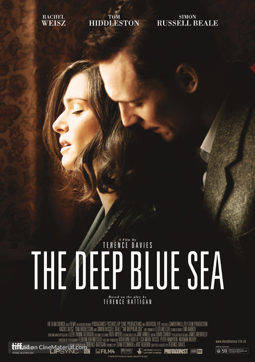 The Deep Blue Sea - Swiss Movie Poster