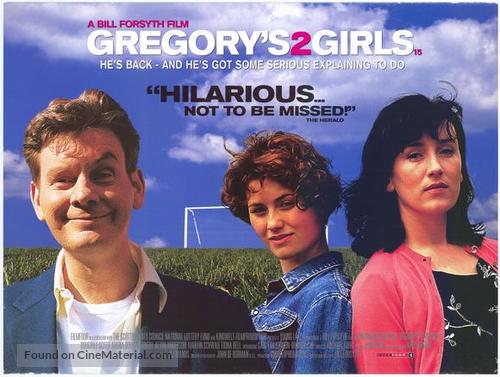 Gregory&#039;s Two Girls - British Movie Poster