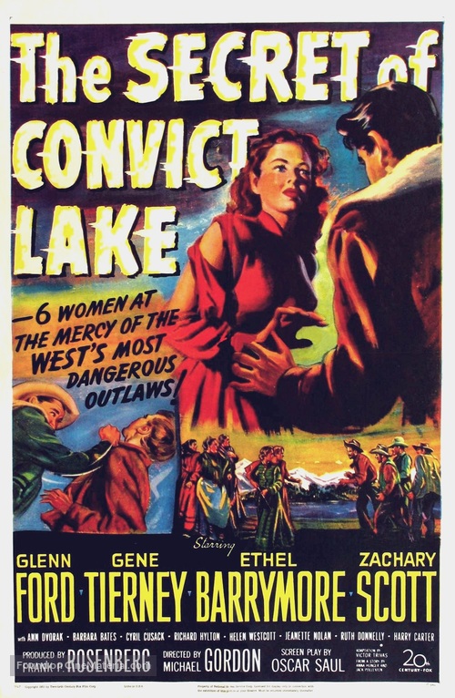 The Secret of Convict Lake - Movie Poster