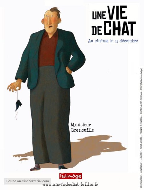 Une vie de chat - French Movie Poster