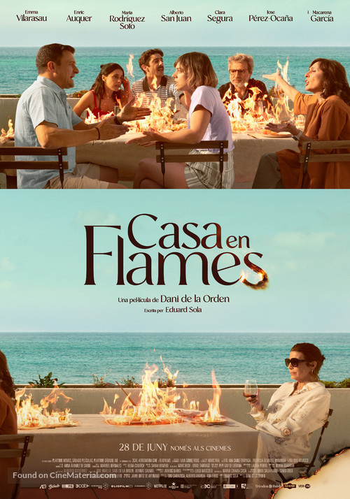 Casa en flames - Andorran Movie Poster