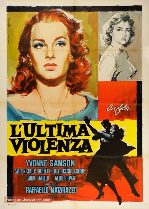 L&#039;ultima violenza - Italian Movie Poster