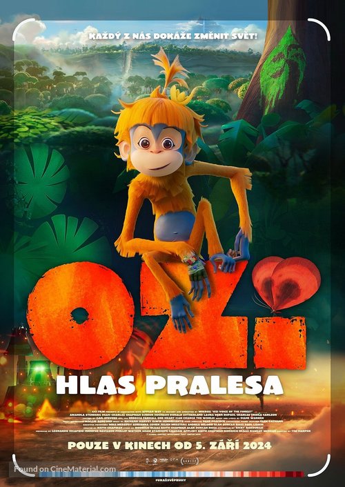 Ozi: Voice of the Forest - Czech Movie Poster