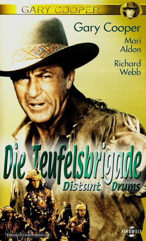 Distant Drums - German VHS movie cover