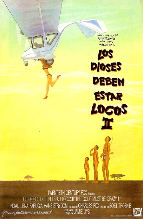 The Gods Must Be Crazy 2 - Spanish poster