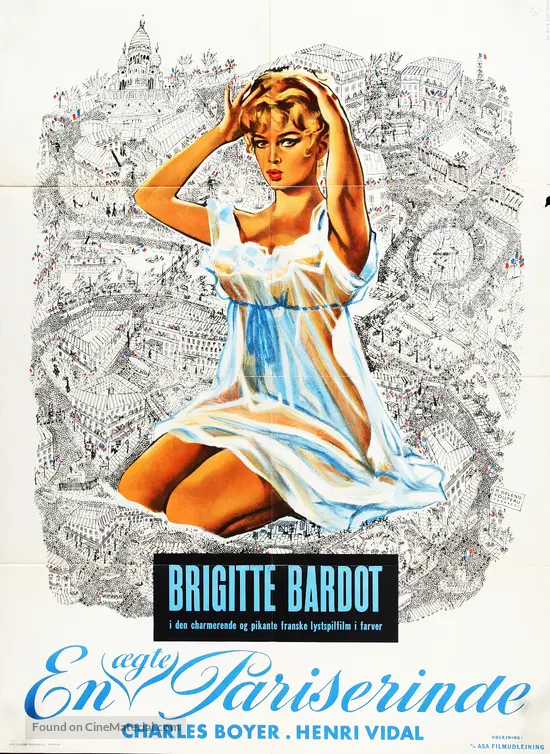 Une parisienne - Danish Movie Poster