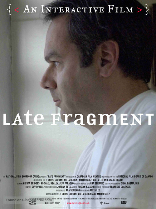 Late Fragment - Canadian Movie Poster