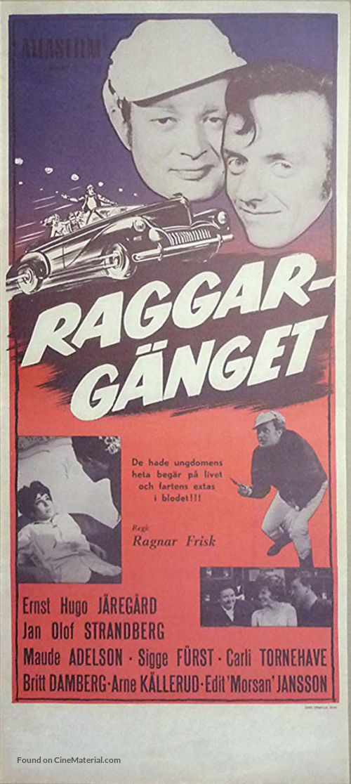 Raggarg&auml;nget - Swedish Movie Poster