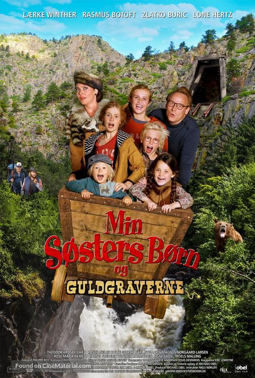 Min s&oslash;sters b&oslash;rn og guldgraverne - Danish Movie Poster
