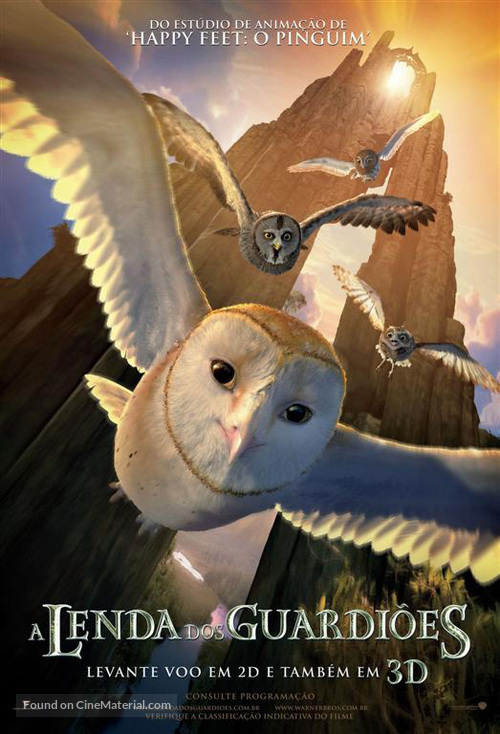 Legend of the Guardians: The Owls of Ga&#039;Hoole - Brazilian Movie Poster