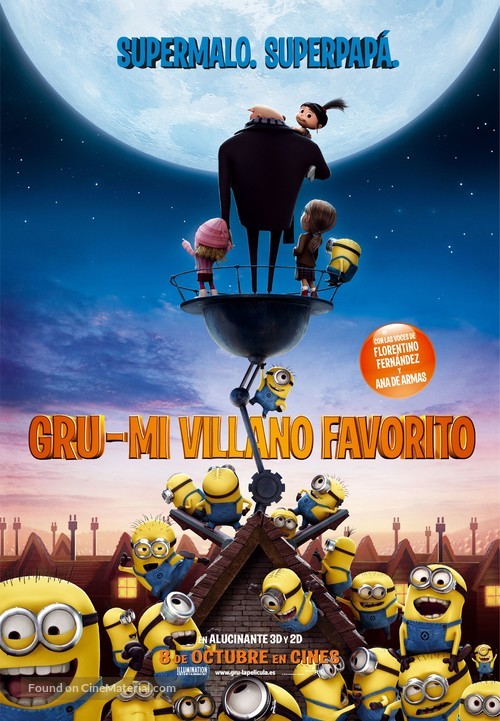 Despicable Me - Spanish Movie Poster