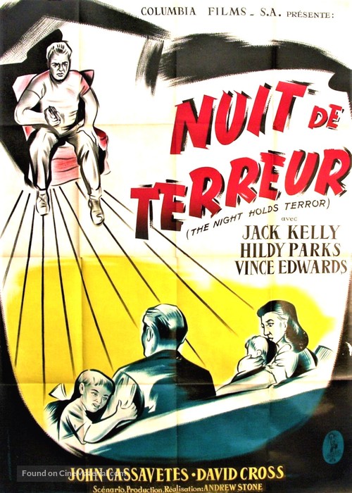 The Night Holds Terror - French Movie Poster