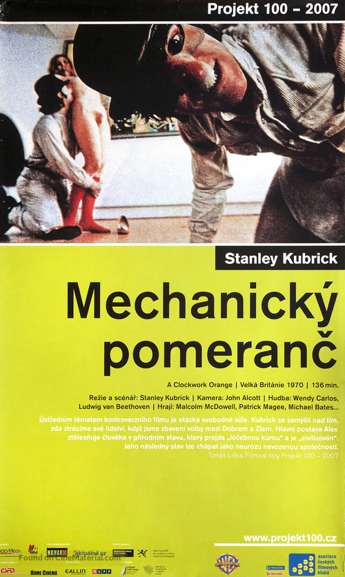 A Clockwork Orange - Czech Movie Poster