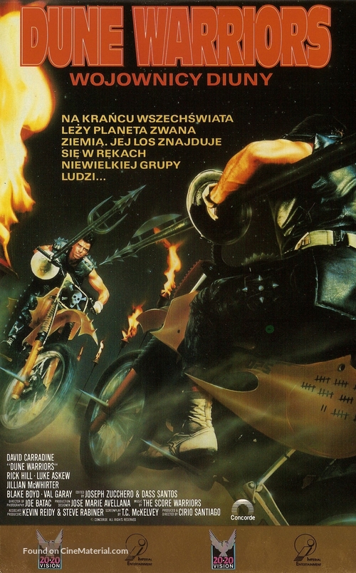 Dune Warriors - Polish VHS movie cover