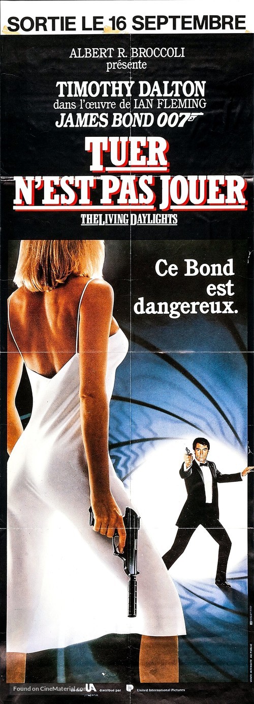 The Living Daylights - French Movie Poster