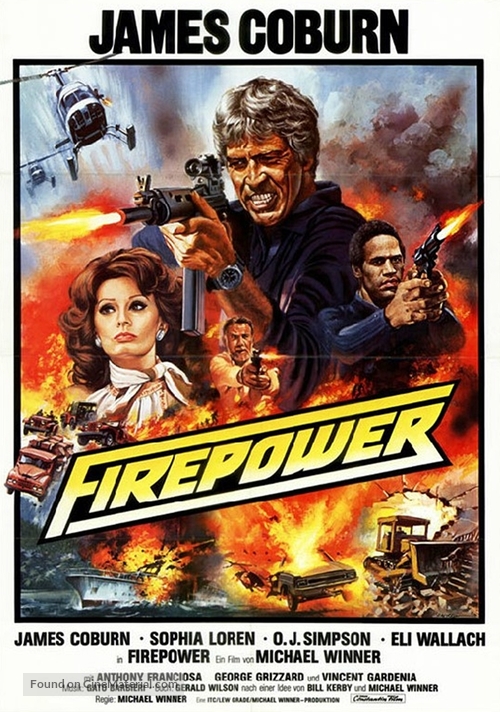 Firepower - German Movie Poster