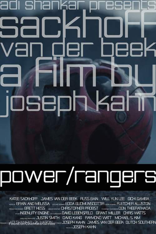 Power/Rangers - Movie Poster