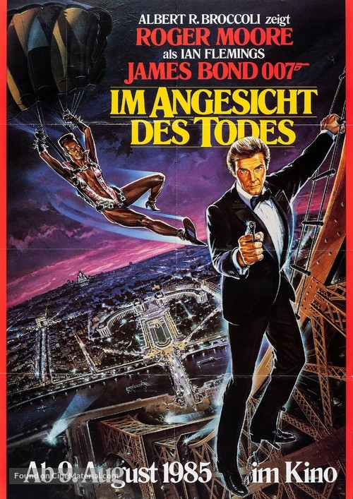 A View To A Kill - German Advance movie poster