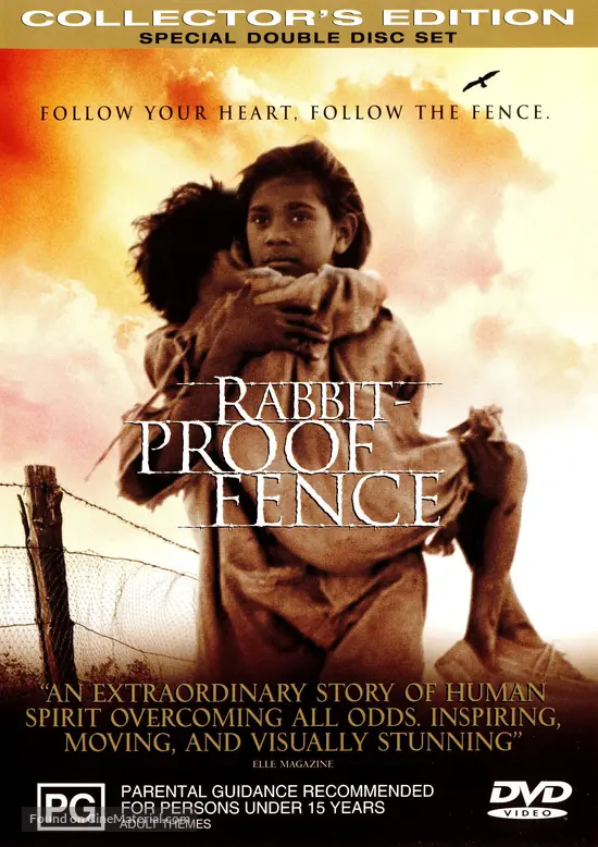 Rabbit Proof Fence - Australian DVD movie cover