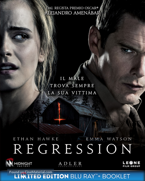 Regression - Italian Blu-Ray movie cover