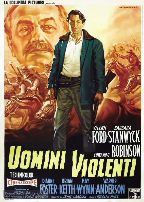 The Violent Men - Italian Movie Poster
