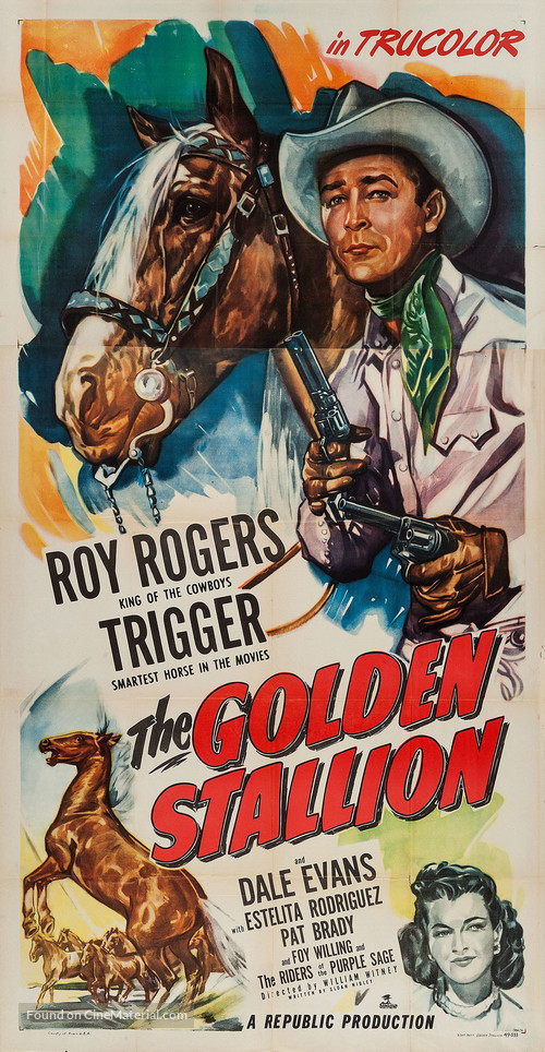 The Golden Stallion - Movie Poster