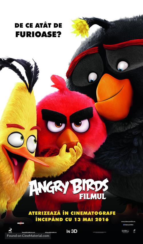 The Angry Birds Movie - Romanian Movie Poster