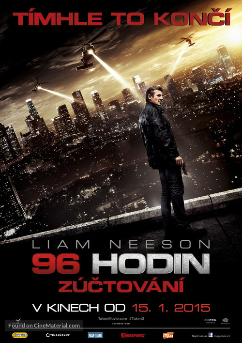 Taken 3 - Czech Movie Poster