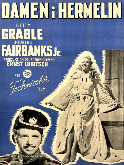 That Lady in Ermine - Danish Movie Poster