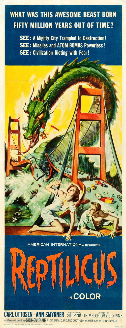 Reptilicus - Movie Poster