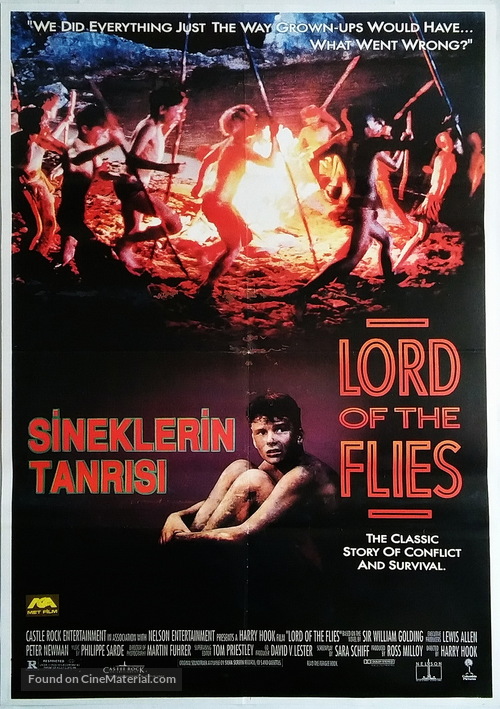 Lord of the Flies - Turkish Movie Poster