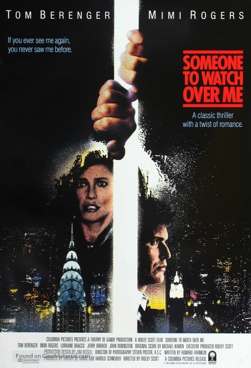 Someone to Watch Over Me - Movie Poster