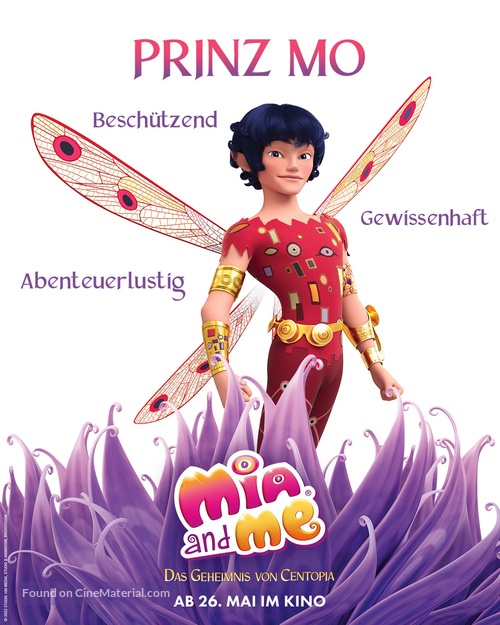 Mia and Me: The Hero of Centopia - German Movie Poster