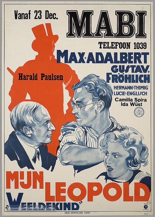 Mein Leopold - Dutch Movie Poster