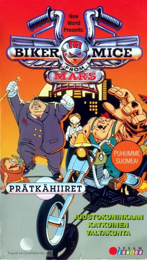 &quot;Biker Mice from Mars&quot; - Finnish Movie Cover