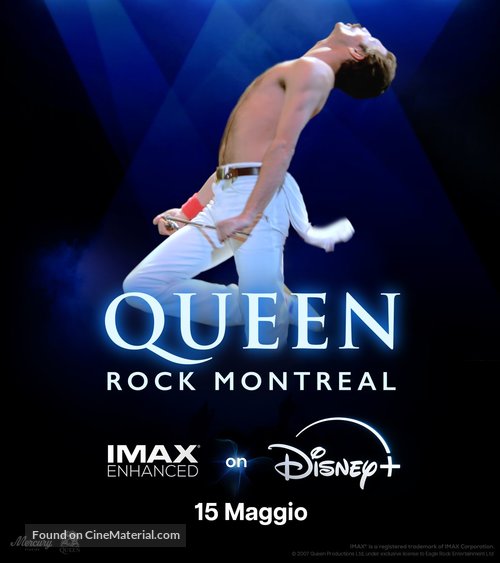 Queen Rock Montreal - Italian Movie Poster