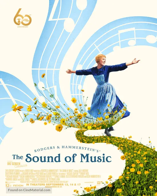 Original Sound Of Music, The (1965) Movie Poster In C8 Condition For $750.00 - Foto 3