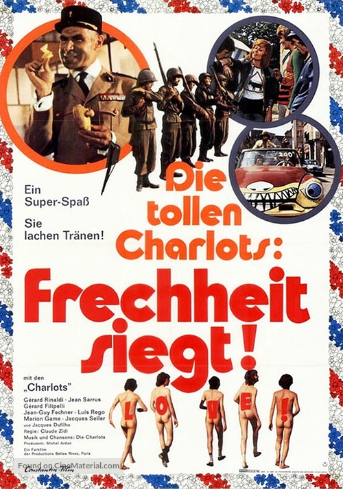 Les bidasses en folie - German Movie Poster