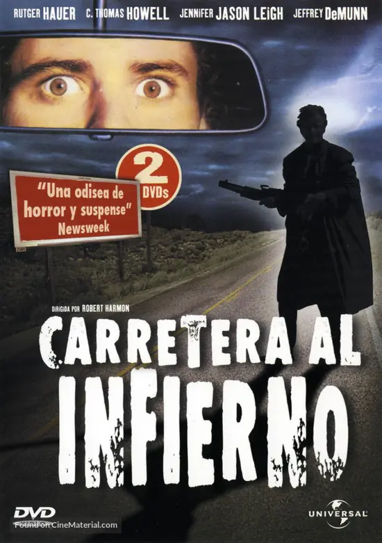 The Hitcher - Spanish DVD movie cover