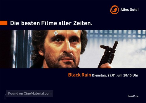 Black Rain - German Movie Poster